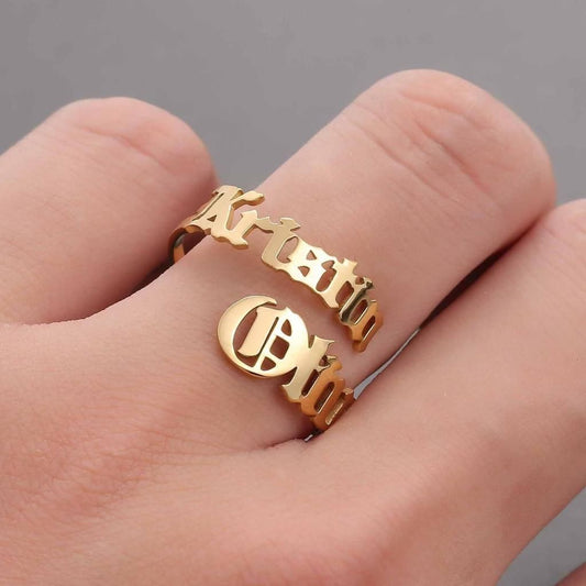 single name adjustable ring