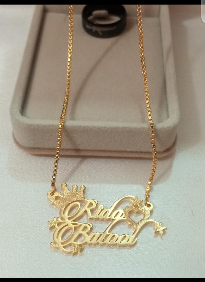 Couple Name Necklace