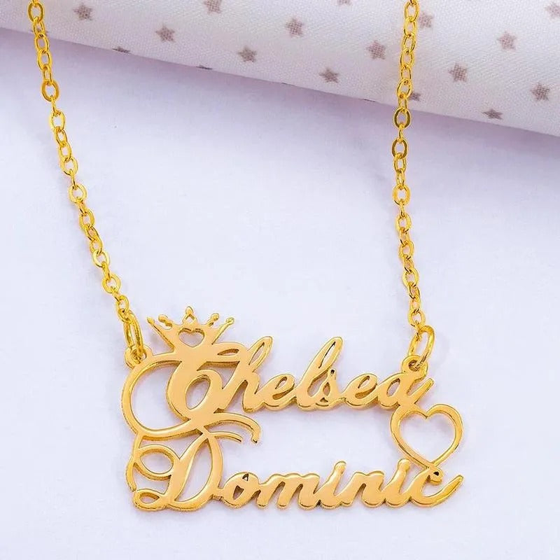 Couple Name Necklace